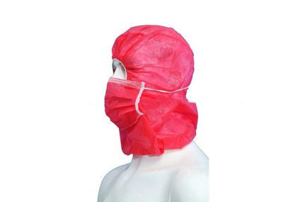 Non Absorbent Disposable Surgical Bonnets Breathable With Mask Latex - Free