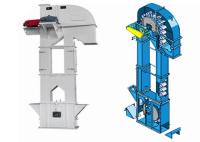 Carbón del cemento que levanta el elevador de cubo vertical 480t/M3