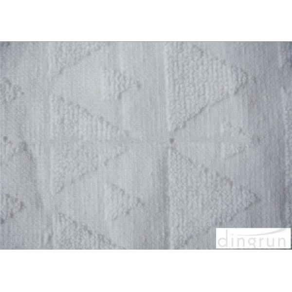 Plain Jaquard white Muslim Hajj Ihram Clothing 100% Polyester Fabric