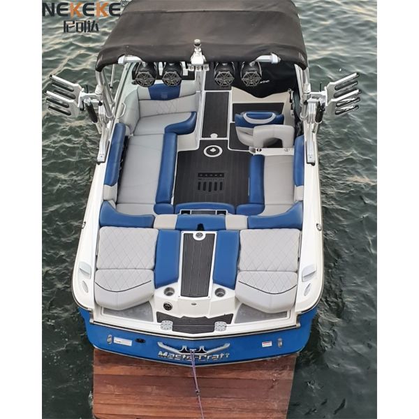 6mm Thickness 3000H UV Resistant Self Adhesive Marine EVA Flooring Boat Deck Mat for 2011 MasterCraft X25