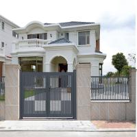 Puertas de aluminio con revestimiento en polvo para protección de la privacidad