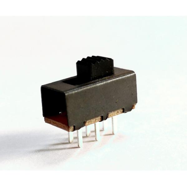 Slide Switch，2P2T 6 Pin Sliding Door Light Switch ，Interruptor On-Off Vertical Push Tact Switch,Mini Toggle Switch