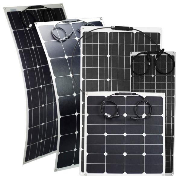 130W Flexible Solar Panel ETFE Surface High Efficiency for RV Boat Camping