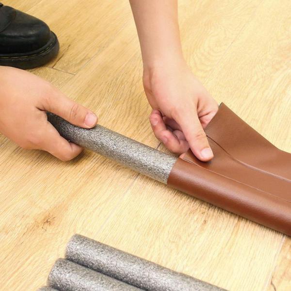 Non Stick PU Leather Door Draft Stopper Air Seal Strip 93*10*3cm