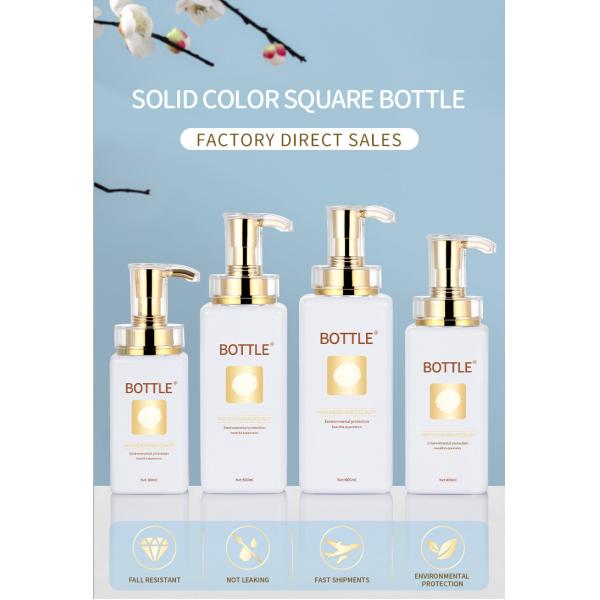 800ml Plastic Lotion Pump Bottle Square Shampoo Hair And Conditioner