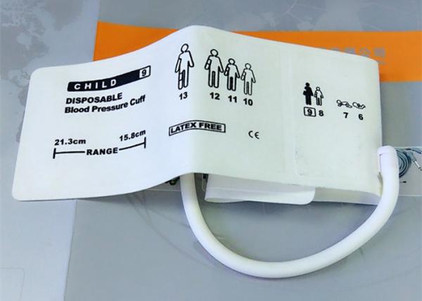 Animal TPU Material Non Invasive Blood Pressure Cuff , Neonate3 Disposable NIBP CUFF