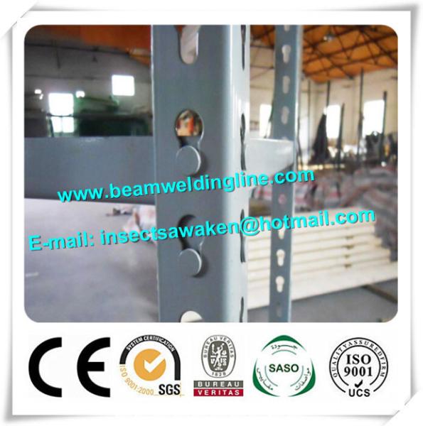Light Duty Shelving Cold Formed Steel Column , C Z Purlin Roll Forming Machine