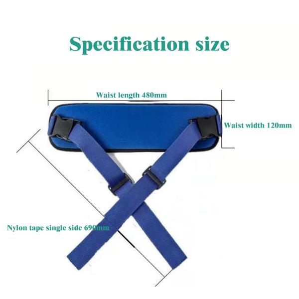 Adjustable Waist Strap for Men and Women in Wheelchairs Breathable Mesh