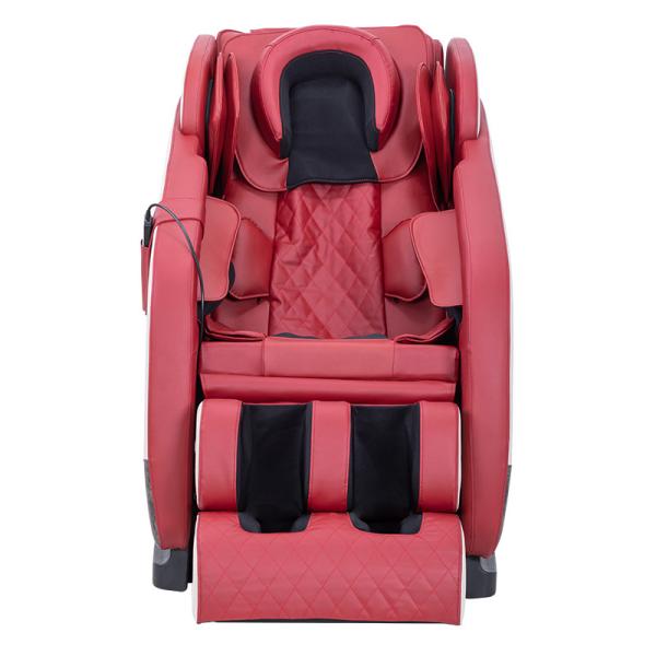 4D Real Relax Full Body Massage Chairs  Woven SAA Recliner ROHS With Straight Rail