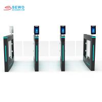 Puertas de barrera oscilante para peatones con sistema de control de acceso RFID en negro o personalizado