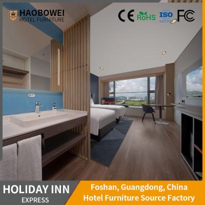 OEM/ODM Luxury Style Standard Double Bedroom Set For 4 Star Hotel Furniture In Foshan
