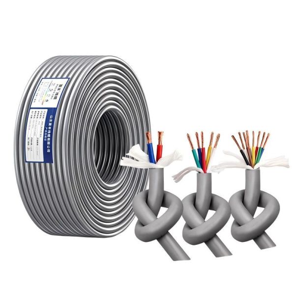 High flexibility TRVV drag chain cable National standard pure copper 2 3 4 5 6 7 8-core industrial bending and oil resistant flexible wire