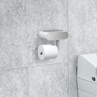 TPR de aço inoxidável escova de limpeza de banheiro com porta-papel de banheiro