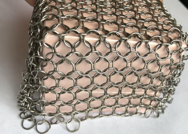 Metal Welded Ring 0.51MM Stainless Steel Wire Mesh