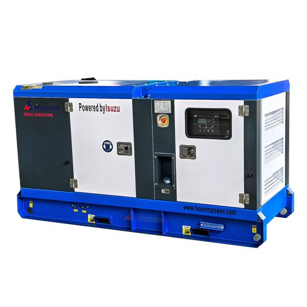 4-cylinder diesel generator| 48kVA Soundproof by Isuzu diesel engine