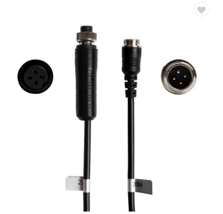 Male To Female Car Rear View Camera Extension Video Cable