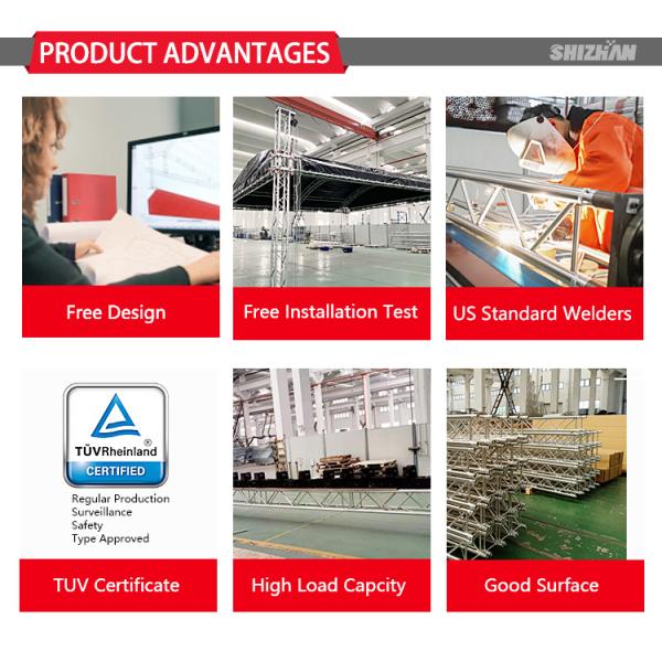 Этап 290*290mm концерта ферменной конструкции света этапа квадрата F34