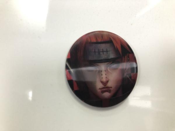 5.8*5.8*Cm 3D Lenticular Badge Anime ONE PIECE DBZ Naruto