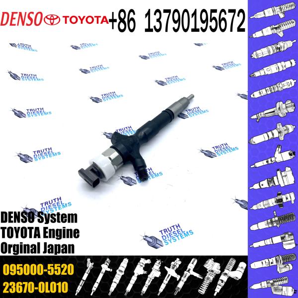 Injetor de combustível diesel para 095000-5520 Para 0950005520 TOYOTA HILUX 2KD-FTV