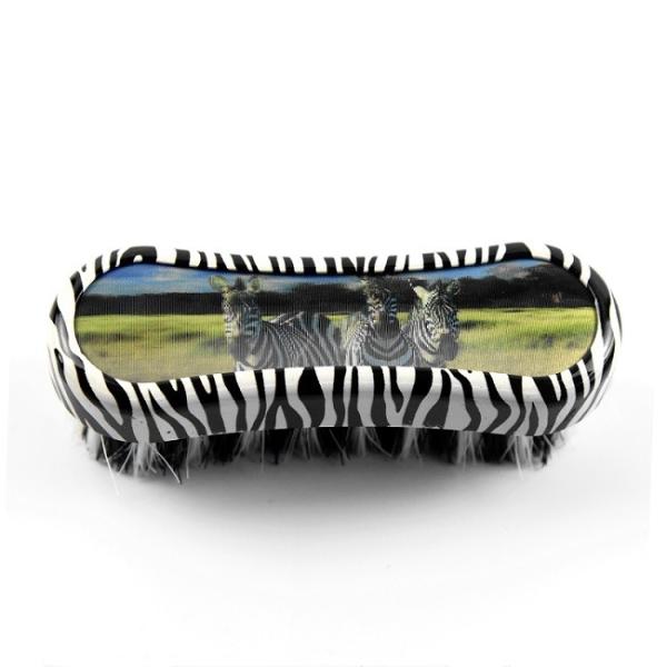 Small PP Plastic Horse  Cleaning Brush 13*3cm Custom Design Stereogram Pattern