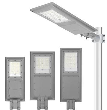 Eco Friendly Solar LED Street Lights High Energy 200W 34000lm LiFePO4 Battery