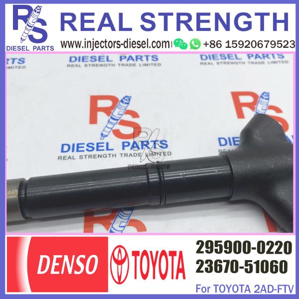 Diesel Engine Common rail Fuel Injector 295900-0300 295900-0220 23670-51060 23670-59045 FOR LANDCRUISER 1VD