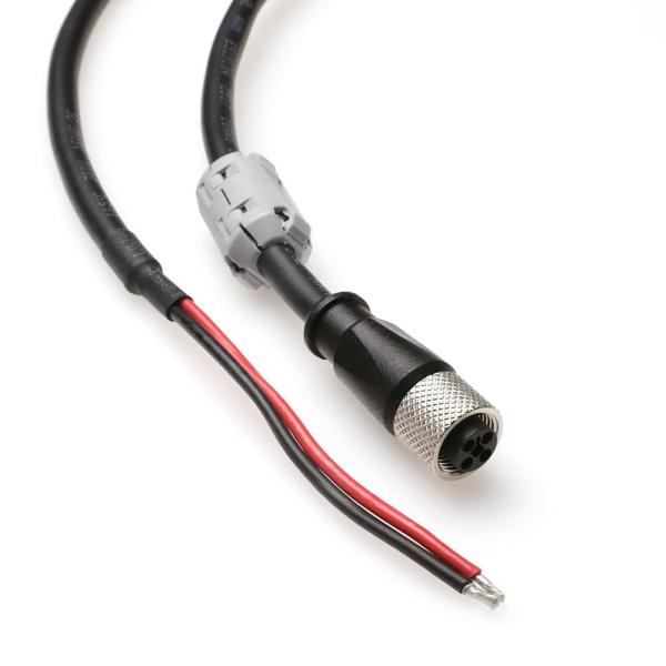 Câble d'alimentation Alvin's Cables M12 T Code 4 broches pour Cognex 8m (26.2 pieds)