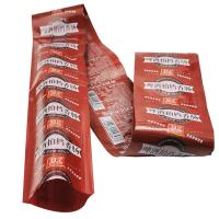 Embalagem de revestimento de plástico de qualidade alimentar flexografia impressão marca LOGO salsicha embalagem de revestimento de plástico de cor