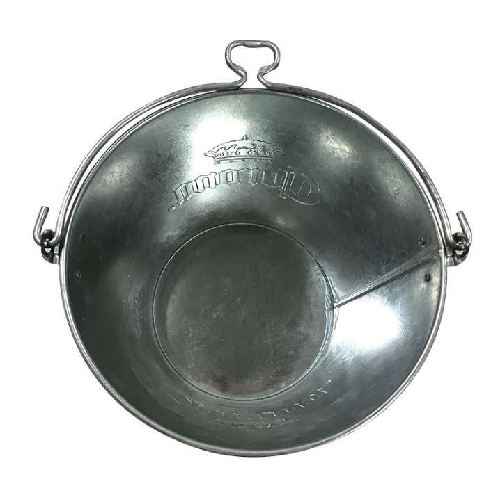 серебряное ведро льда ведра вина 10L более крутое 0.25mm гальванизированное