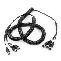 4 étirables FCC d'accessoires de caméra de funiculaire d'extension de ressort d'aviation de PIN Black 3 à 3
