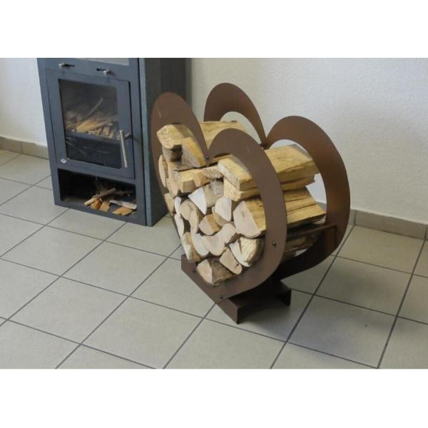 Подгонянная ржавчина покрасила шкаф журнала хранения швырка металла Corten сердца форменный