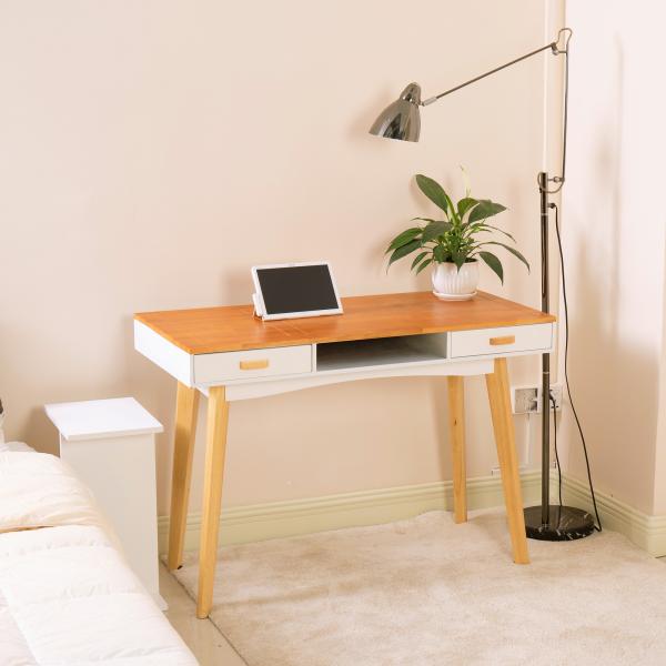 0.157m3 Height 75cm Solid Wood Computer Desk MDF Board Finger Joined