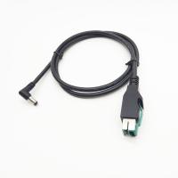 24V 12V PoweredUSB Cable PVC Nylon TPE 12V USB para DC Cable 5A Carregamento rápido