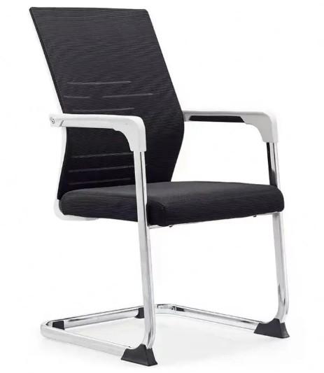 Low Price Factory Wholesale Home Furniture Mesh Office Chair Without Wheels Conference Chairs Office Staff Chair