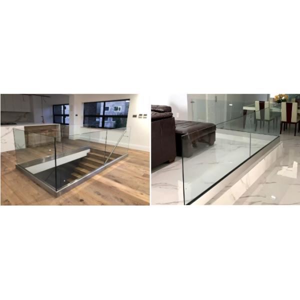 12Mm Glass Railing Aluminum U Channel CCC U Shaped Aluminium Extrusion