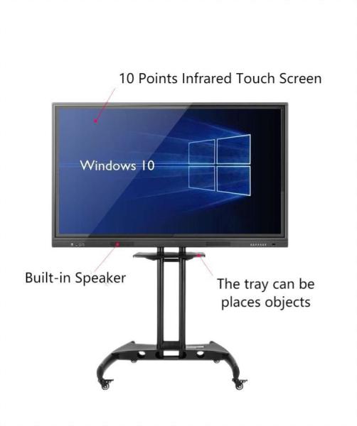 120G ROM Digital LCD Whiteboard Flat Panel For School Classroom 55 65 75 85 98inch