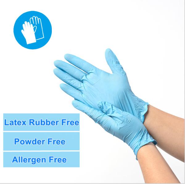 Powder-Free Disposable Medical Gloves Medical Exam Gloves Latex Free Fda Approved