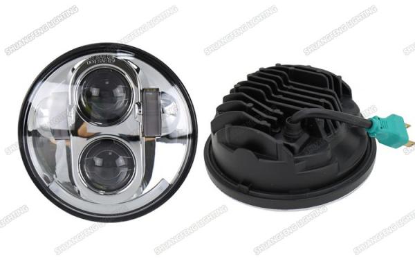 5.75 Inch Round Motorcycle Headlight , 4x4 Harley LED Headlight For Off Road / Jeep