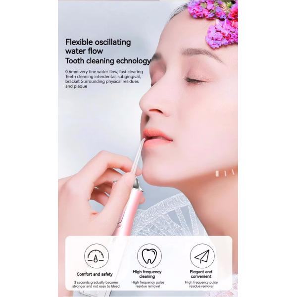 Réservoir d'eau de 240 ml 3 modes Irrigueur oral à corps complet étanche à l' eau électrique Flosser d' eau dentaire