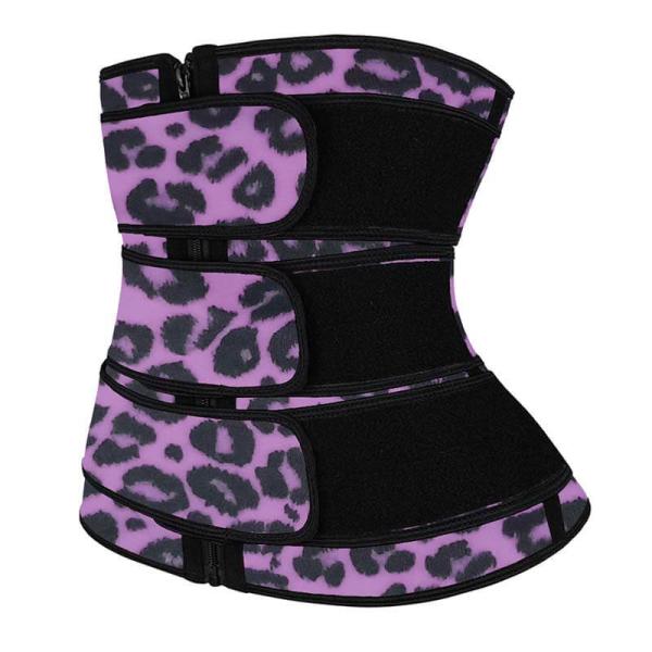 Correia de With Zipper And do instrutor da cintura da cópia do leopardo do núcleo para o uso diário