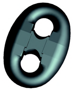 High Quality with CCS BV certificate OEM KENTER SHACKLE for Offshore Mooring Chain (87mm)