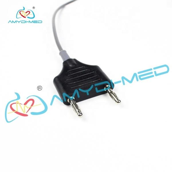 CE Certified Reusable Erbe Monopolar Cable 2p Plug For Surgical Protection