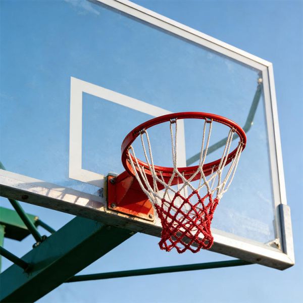 Juncheng Outdoor Inground Fixed Height Basketball Stand Buried Installation Basketball Hoop for Community Playground