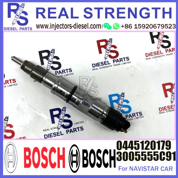 Diesel Common Rail Injector Assembly 0445120179 3005555C91 fuel injector for Bosch 2008-2009 Navistar MaxxForce11.0L