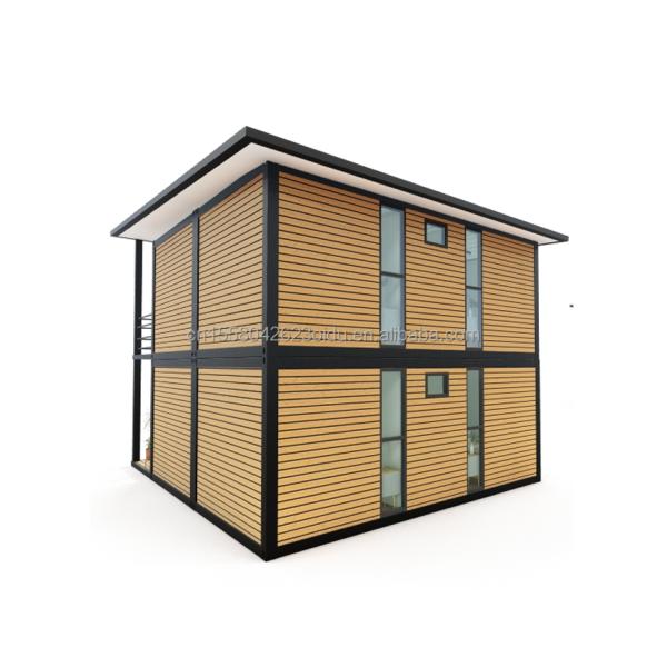 Aluminum Alloy Windows Modified Shipping Container Prefabricated Wooden Leisure Homes for Countryyard Family Vacation