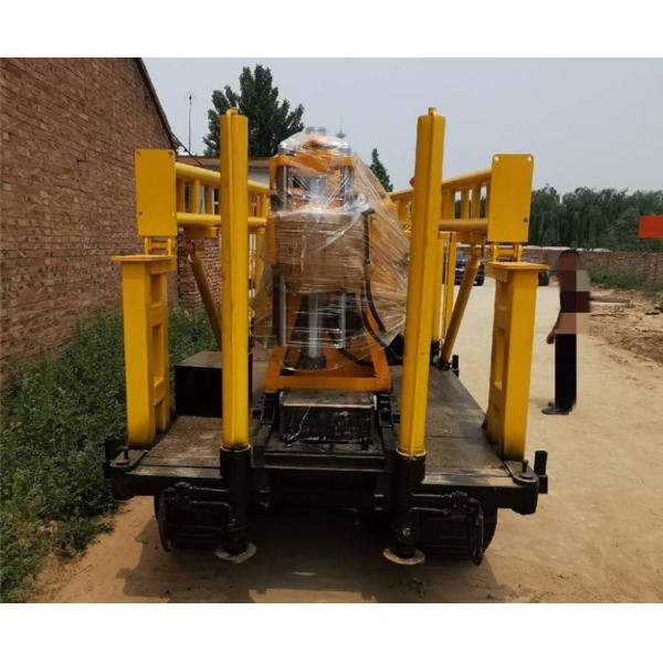 Easy Move 15kw Crawler Mounted Drill Rig For Soil Testing SPT Drilling