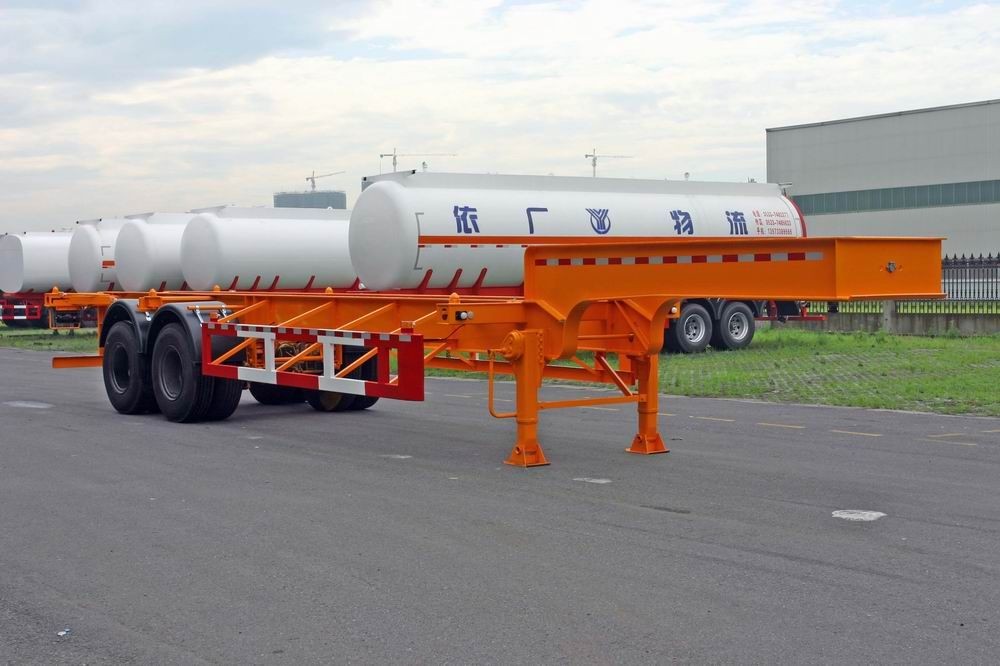 Extendable 2 цапф 20/30ft Gooseneck контейнера шасси трейлера Semi
