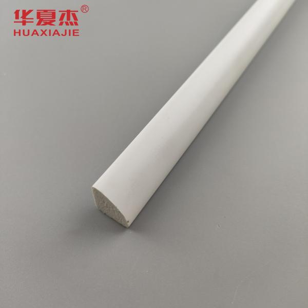 Venda Quente Moldes de PVC 1/2' Quarter Round Vinil Branco 12' Profil Impermeável PVC Decoração Interior