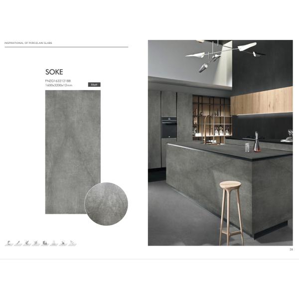 Rectified White Matt Glazed Porcelain Tile PEI 4 Low Water Absorption For Home / Business