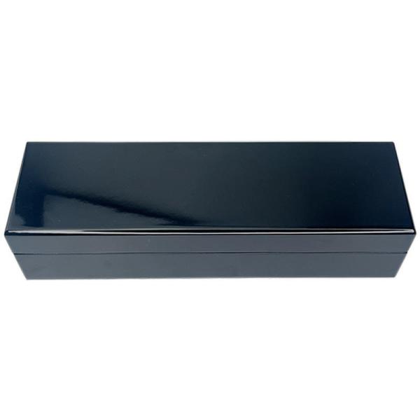 Custom Logo Luxury Pen Box Lacquer Finish Velvet Lining For Executive Gifts